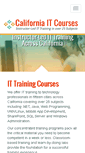 Mobile Screenshot of california-it-training-courses.com